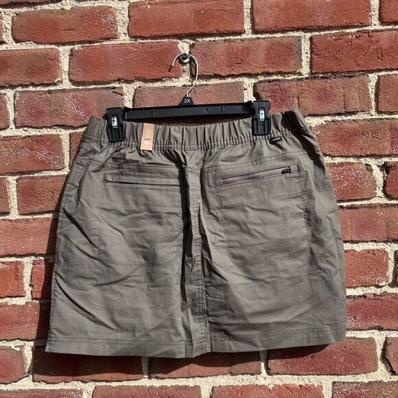 Prana Women's Double Peak Mini Skort Cargo Green Sz 8 NWT - Picture 5 of 6